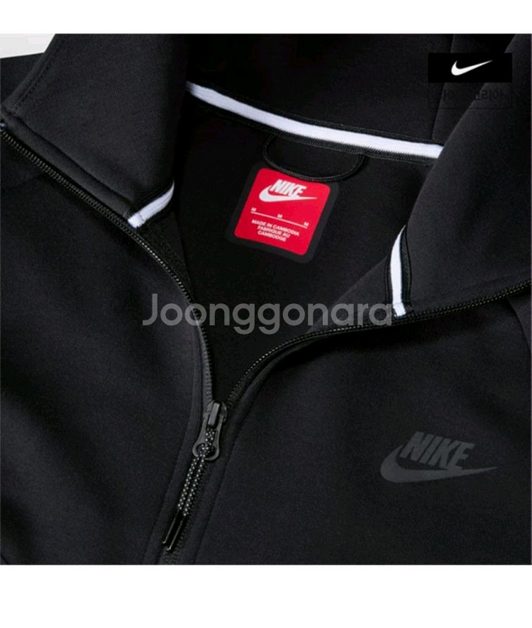 나이키 테크팩 후드집업 블랙 L사이즈입니다--8