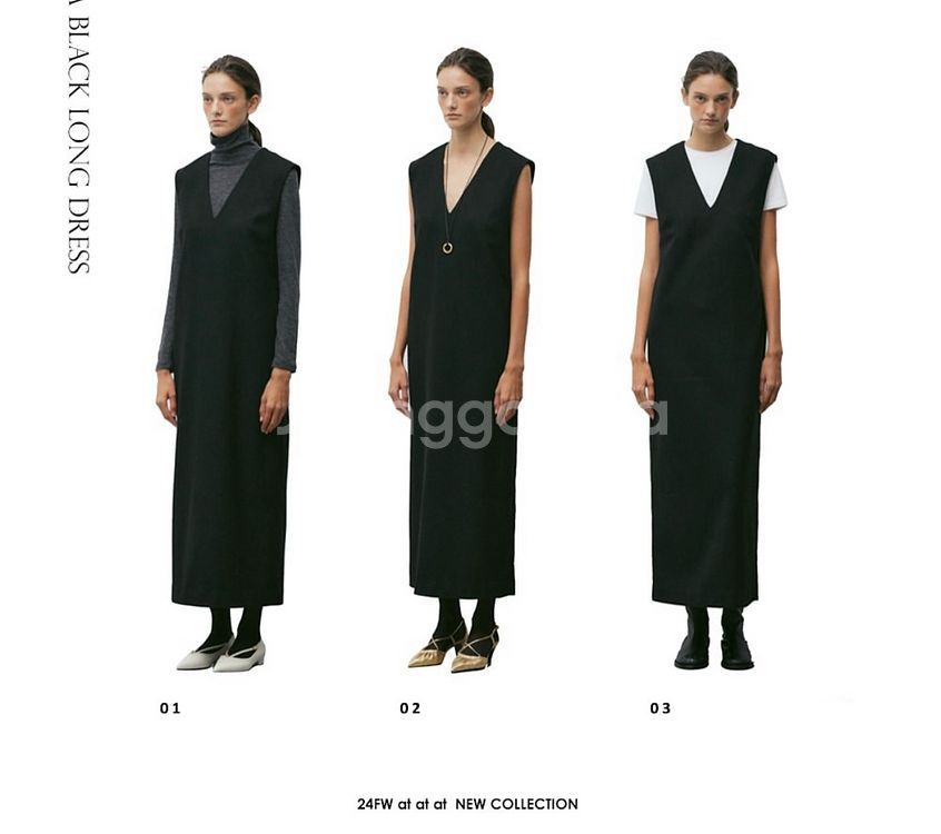 atatat 엣엣엣 MOA 롱 울 드레스 S사이즈 판매합니다.--1