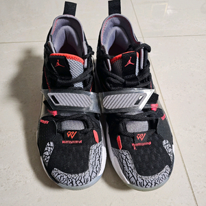 나이키 조던 블랙/레드 265mm