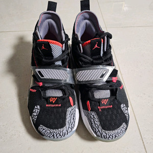 나이키 조던 블랙/레드 265mm