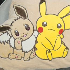 포켓몬스터 피카츄 이브이 쿠션 담요 새제품