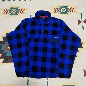 파타고니아 버팔로 체크 신칠라 스냅티 M