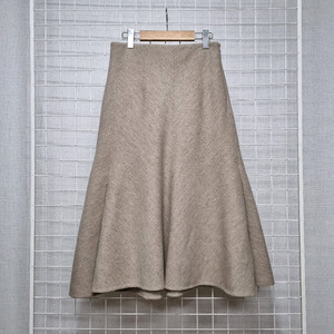 랑방 플레어 모직스커트