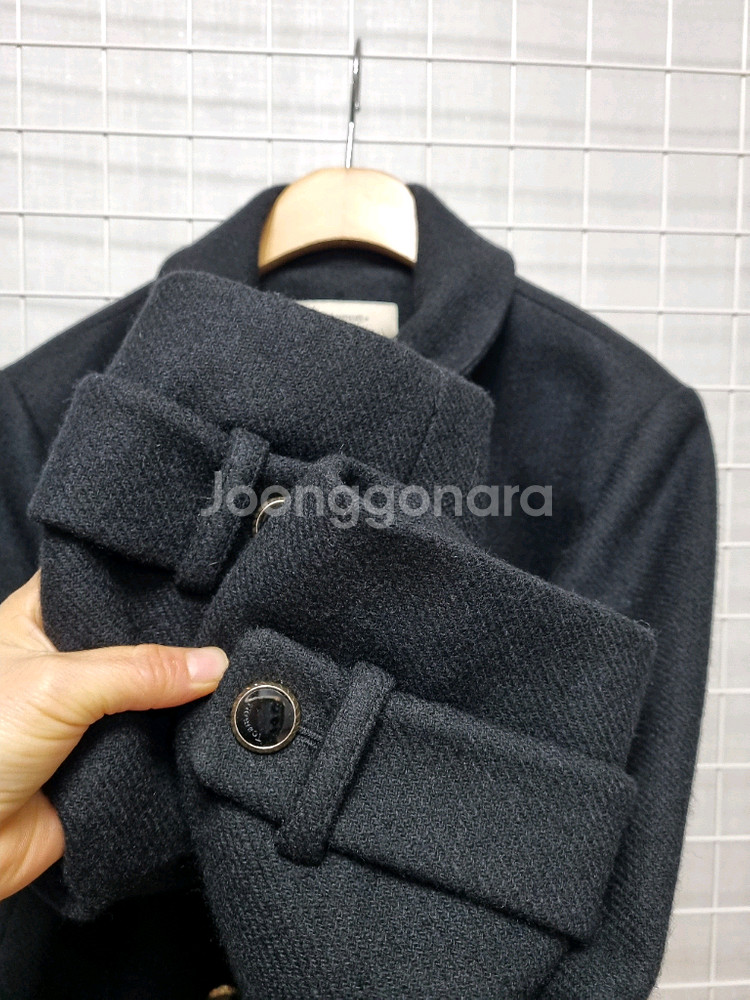 투아모트 하프 모직자켓 free (블랙)--3
