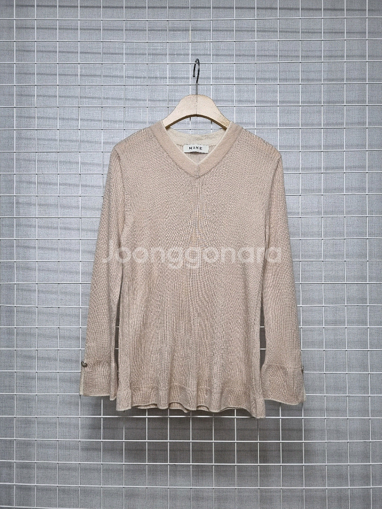 MINE 마인 캐시미어 100% 니트--0