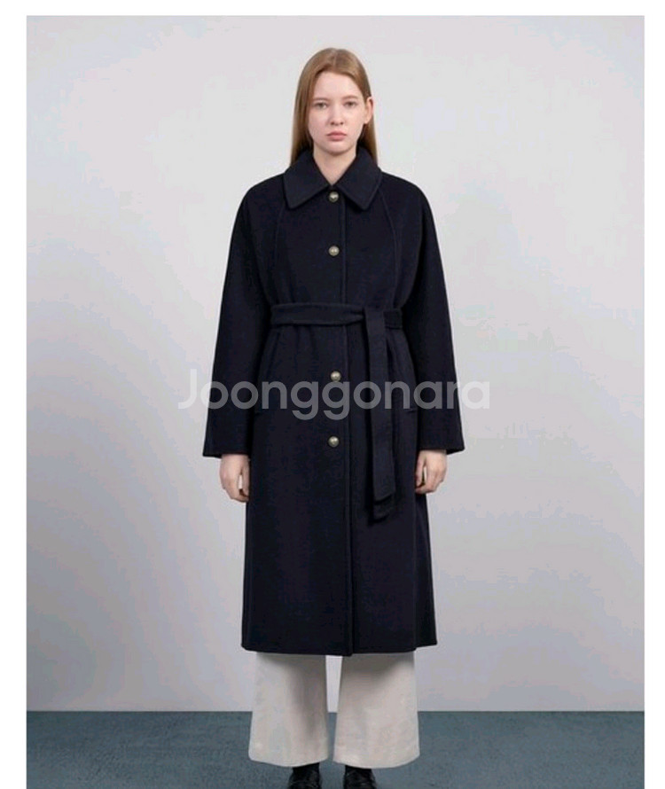 시스티나 핸드메이드 캐시미어 롱 벨트 여성 코트 판매--0