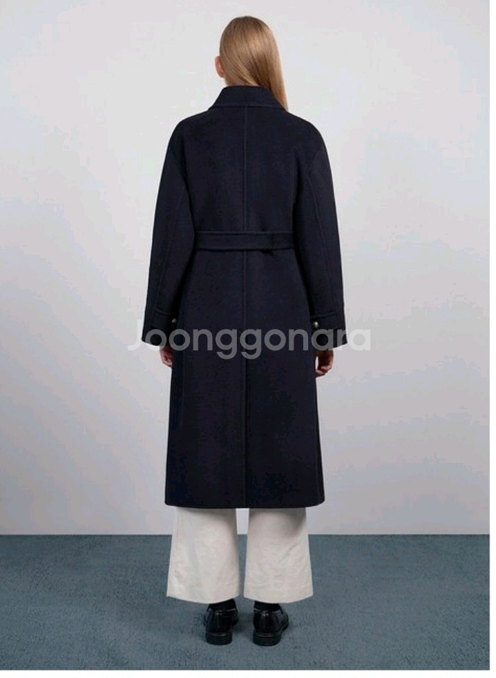 시스티나 핸드메이드 캐시미어 롱 벨트 여성 코트 판매--2