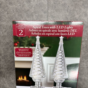 LED 나선형 크리스마스 트리 2개 세트 (새상품)
