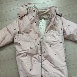 콩제슬래드/콩재슬래드 핑크 체리 우주복(스키복,방한복)5y,스키복,방한복