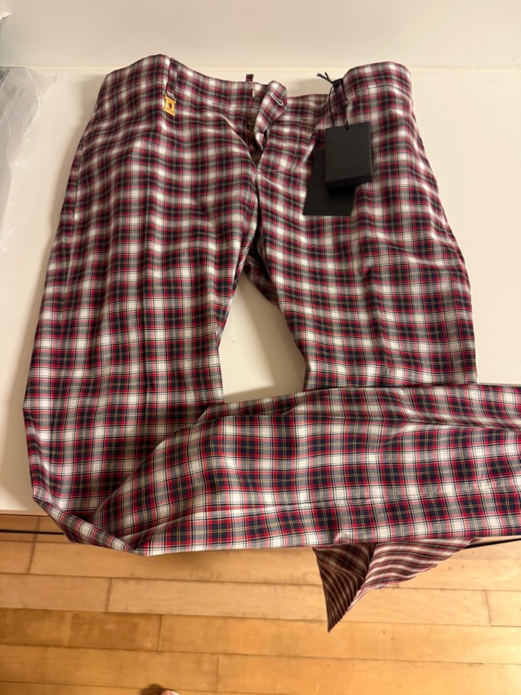 디스퀘어드2 여름체크 바지 46 새상품 이미지