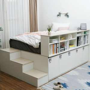 스스디 평상형 수납 침대 + 매트리스 무료나눔