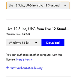 에이블톤 라이브12 suite 판매합니다 (ableton live)