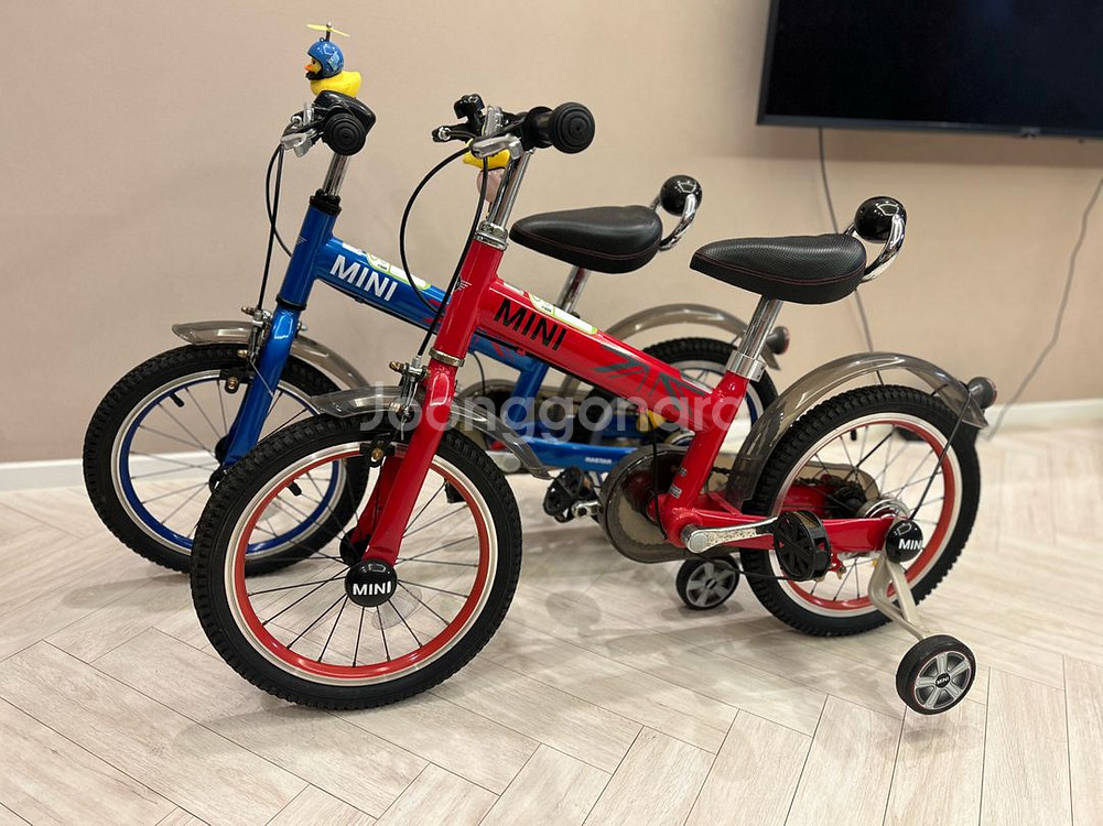 bmw mini 자전거 16인치 (빨강, 파랑)--0