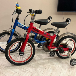 bmw mini 자전거 16인치 (빨강, 파랑)