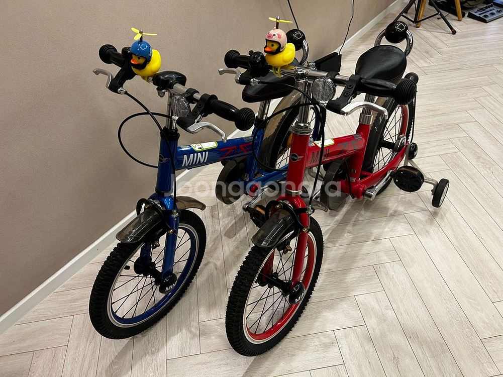 bmw mini 자전거 16인치 (빨강, 파랑)--1