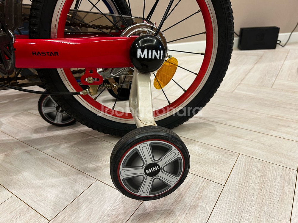 bmw mini 자전거 16인치 (빨강, 파랑)--4