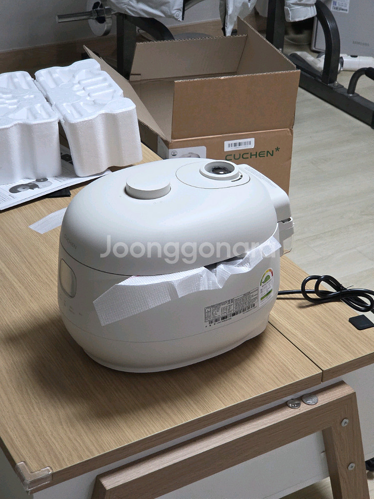 (미사용) 쿠첸 브레인 IH압력밥솥 6인용--3