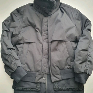 시스템 무스탕 레이어드 퍼블록 검정 팝니다