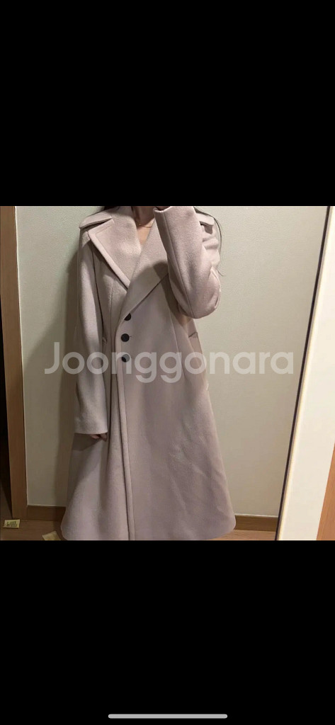 SJSJ 원피스형 프린세스 코트 양모 햅번 A라인 핑크 결혼식하객룩--6