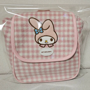 산리오 마이멜로디 한교동 체크가방 체크백팩 새상품