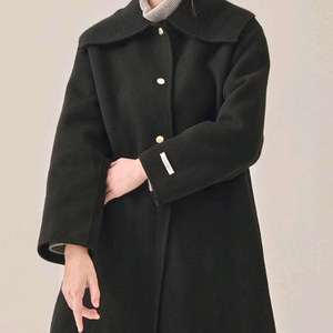 sjsj 캐시미어 핸드메이드 코트 블랙 76 (55)