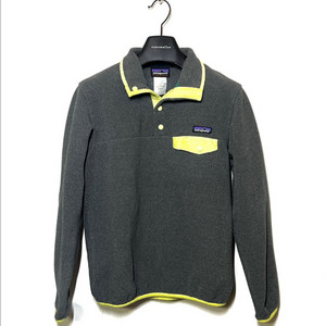 Patagonia 파타고니아 초레어 빈티지 신칠라 아노락 자켓 그레이/옐로우 우먼스 S 남녀공용 캠핑 후리스 플리스
