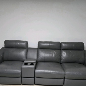 리바트 4인용 리클라이너 소파(홈바형)