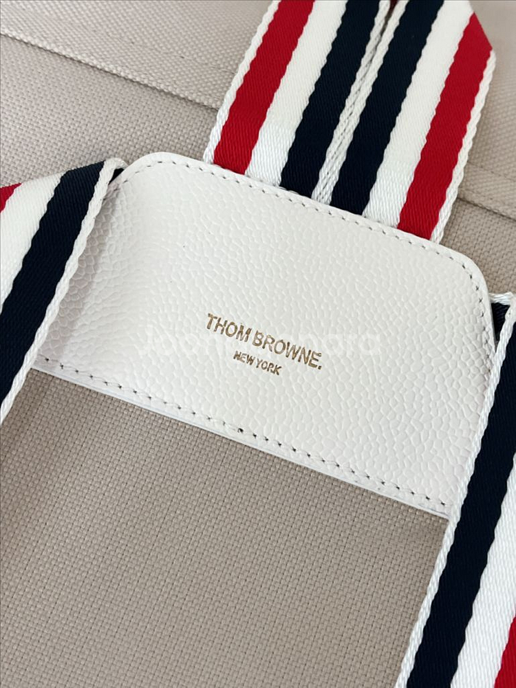 톰브라운 RWB 자카드 헌팅백팩 베이지컬러--6