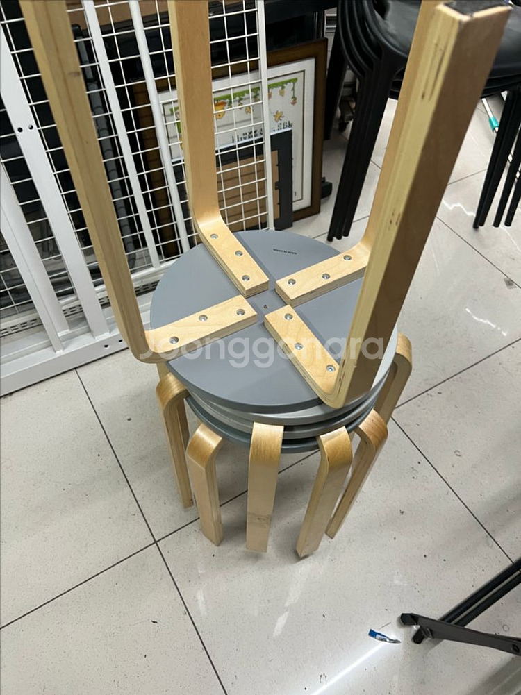 원현 스톨 의자 4개 일괄--3