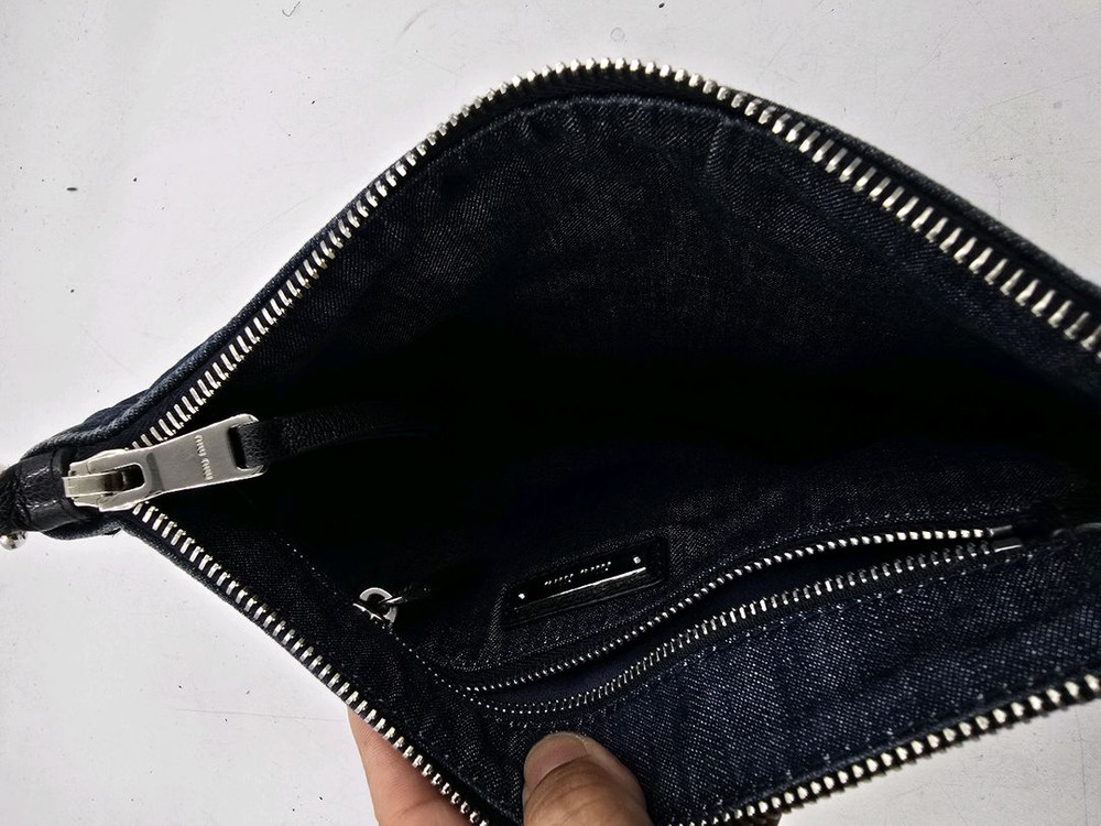 미우미우 (Miu Miu) 데님클러치겸 크로스백--7