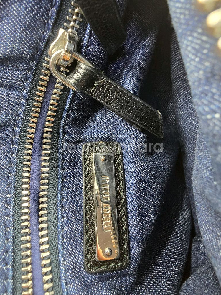 미우미우 (Miu Miu) 데님클러치겸 크로스백--8