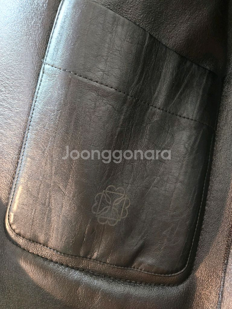 앳코너 양가죽 리버서블 롱코트--7