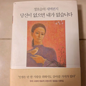 # 당신이 없으면 내가 없습니다(정호승 산문집)