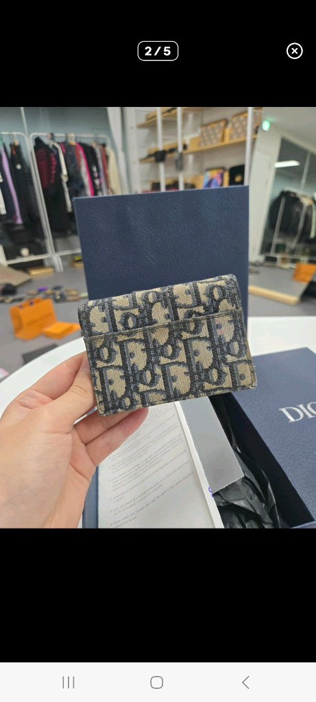 [A급컨디션] 디올 새들 반지갑 이미지