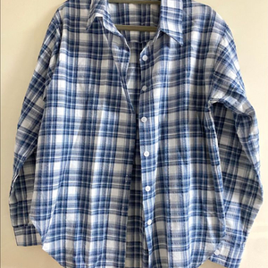 블루 셔츠 남방