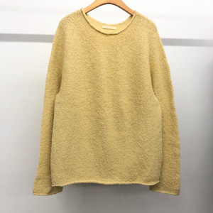 버앤버브 알파카모헤어 니트 옐로우 F