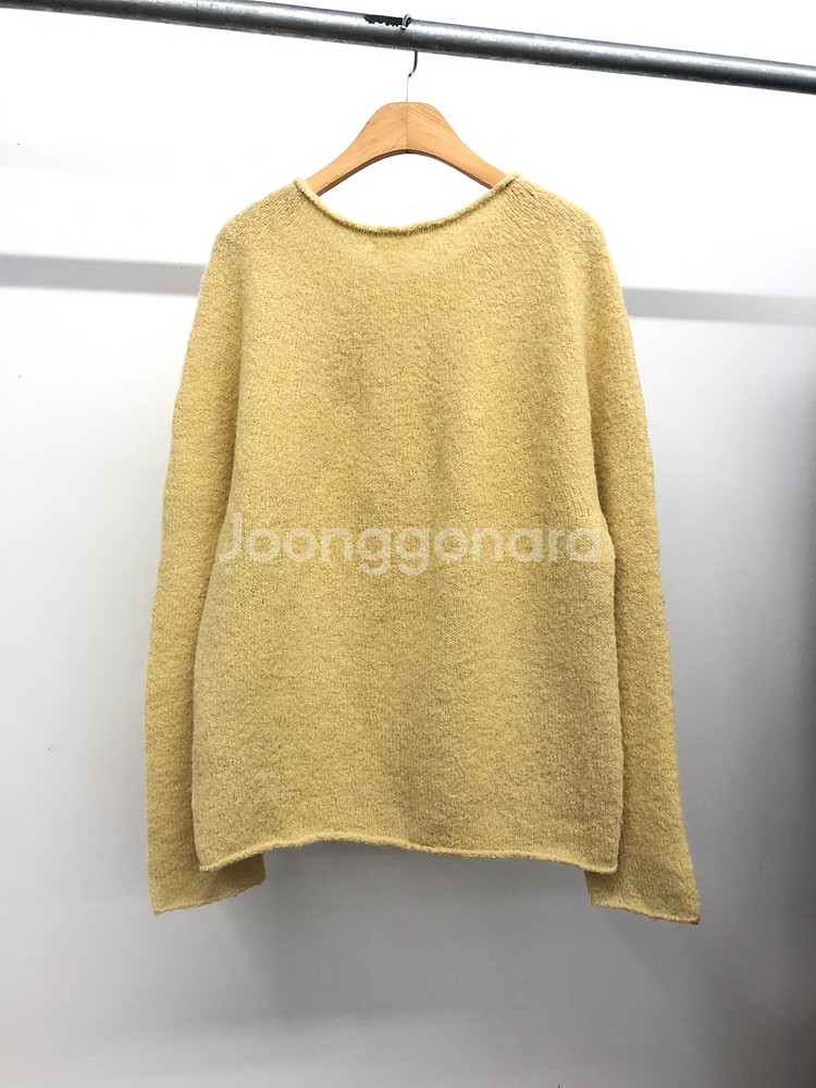 버앤버브 알파카모헤어 니트 옐로우 F--3