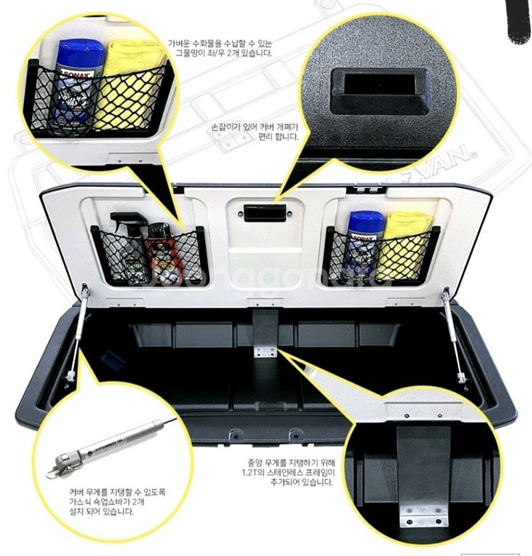 KA4 4세대 카니발 트렁크함 (글로밴 아트원)--2