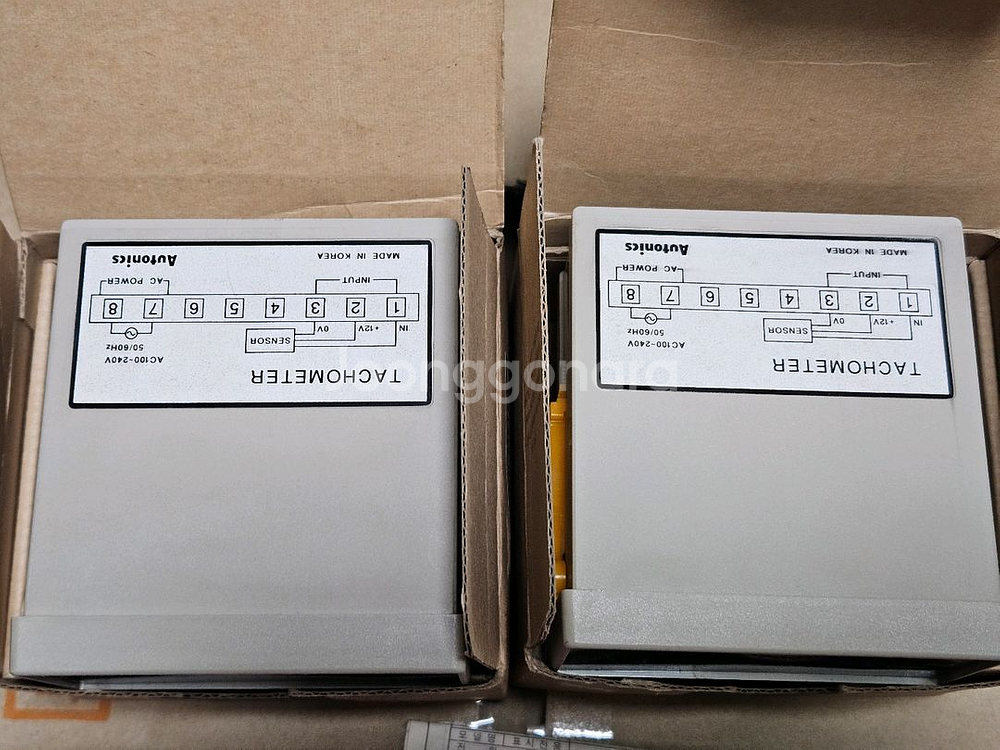 오토닉스 판넬메타(타코메타)M4W-C 1개 새제품,1개 실사용품 일괄판매--2