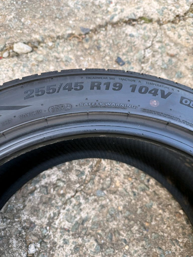 금호 Majesty 255 45 19 타이어 4개--4