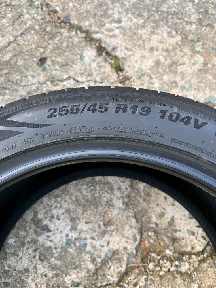 금호 Majesty 255 45 19 타이어 4개--7