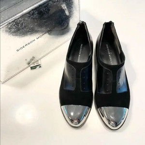 시거슨모리슨 메탈 토우 블랙 로퍼 구두 36.5 (23