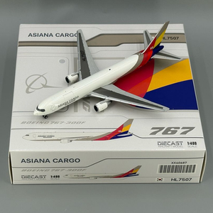 JC 아시아나항공 B767-300F HL7507 화물기 다이캐스트 모형