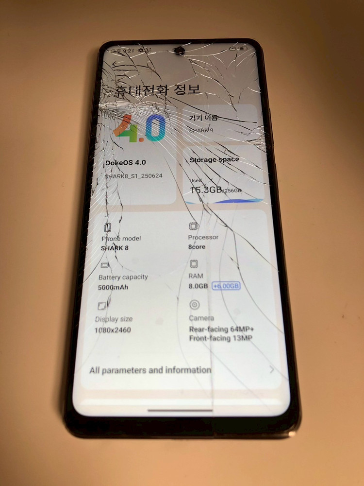 Blackview Shark8 블랙뷰 샤크8 그레이(56221) 이미지