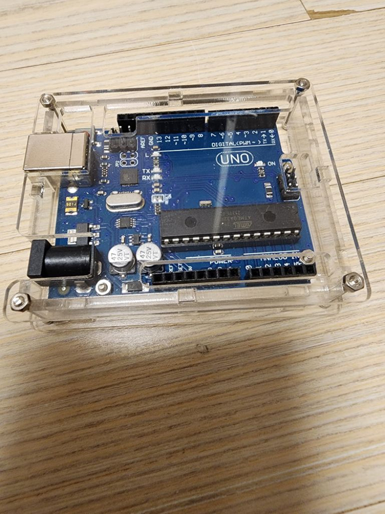 Arduino UNO R3 호환보드 + 투명케이스+케이--1