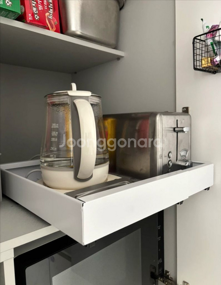 슬라이딩 철제 선반 새상품--0