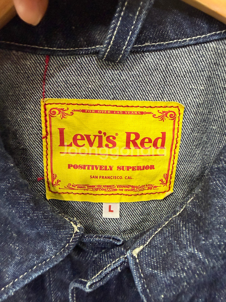 정품) 리바이스 레드 신치백 데님 트러거 자켓 L--6
