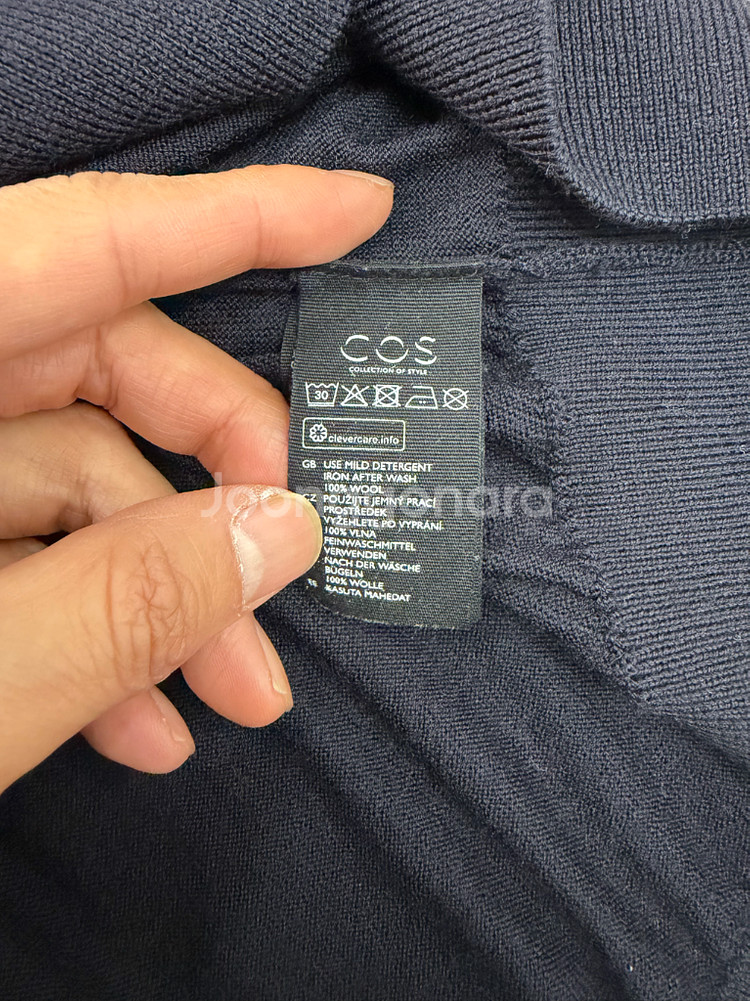 정품) COS 코스 여성 오버핏 가디건 M--6