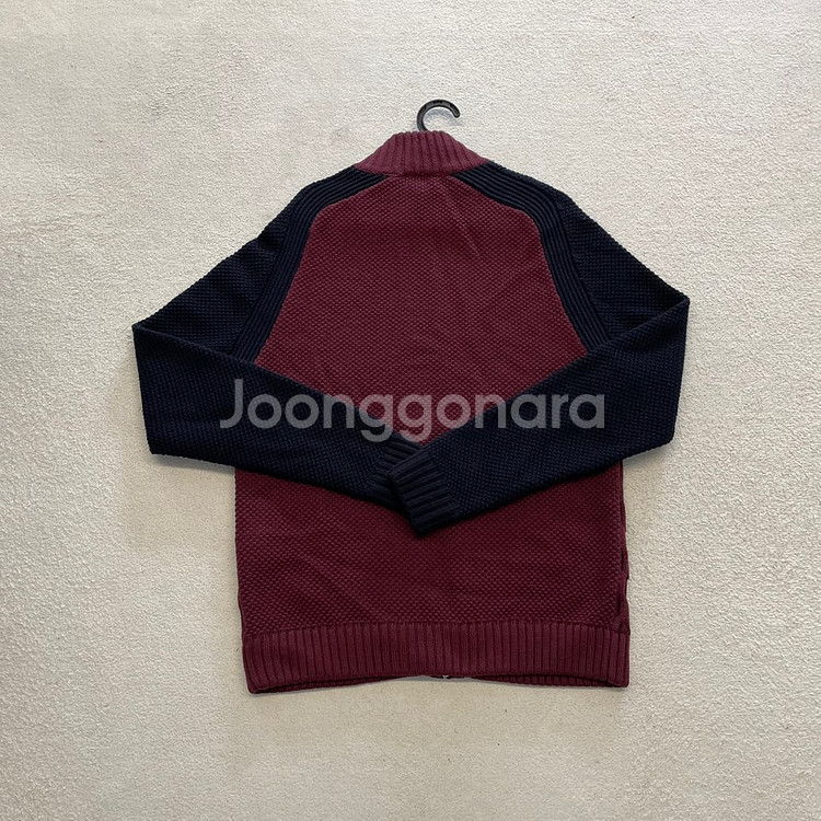 라코스테 남성 울 니트집업 100 L--5