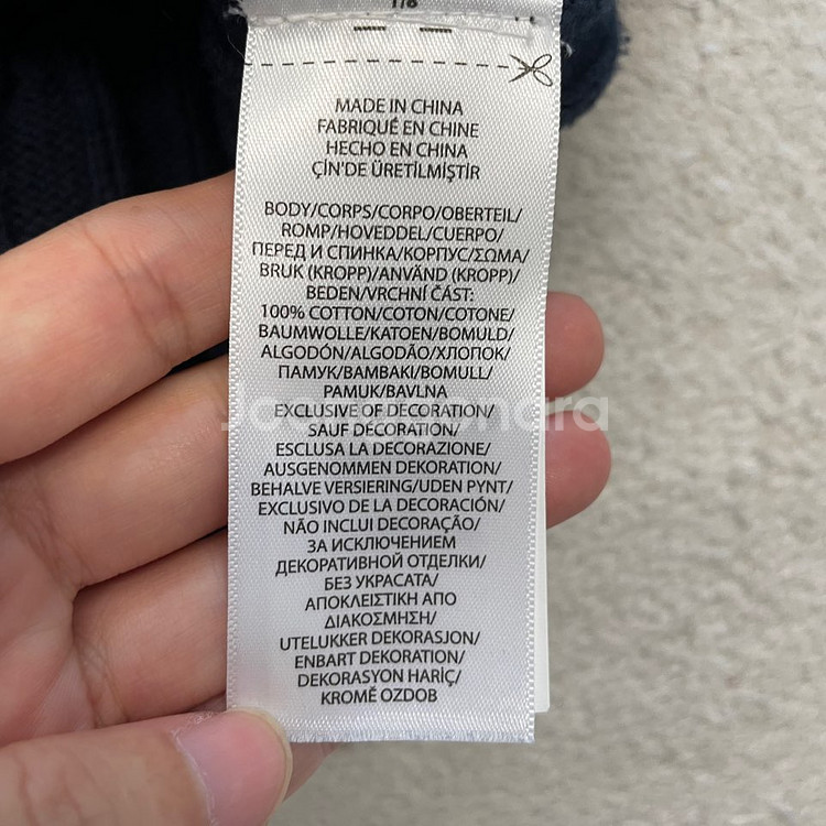 M 폴로 여성 네이비 꽈배기 가디건--5